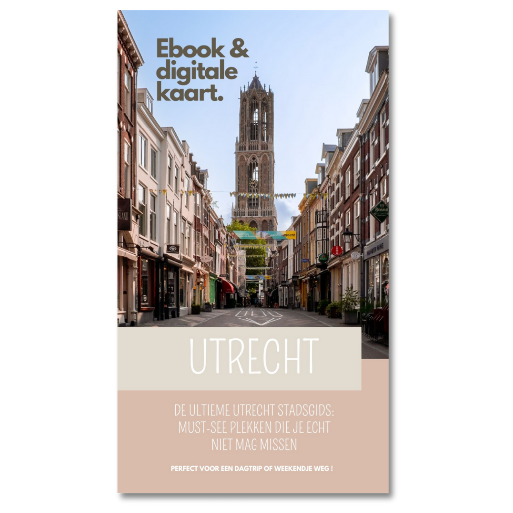 De Stadsgids Utrecht: omslag en een kijkje in het e-book